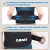 Gel Ice Pack for Back, ARRIS Back Ice Wrap with Support Belt for Pain Relief, Flexible Hot Cold Therapy Back Brace for Waist, Lower Lumbar, Injuries, Sciatic Nerve view 3