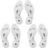 3 Pairs Acupressure Magnetic Massage Insoles, Oumers Foot Massage Shoe-pad Foot Therapy Reflexology Pain Relief Shoe Insoles,Transparent (US M:7-9 W:8-10) view 1