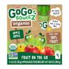 GoGo squeeZ Organic Applesauce and Fruit Puree, Apple Apple, 3.2 oz (Pack of 48), Unsweetened Organic Fruit Snacks for Kids, Gluten Free, Nut Free and Dairy Free, Recloseable Cap, BPA Free Pouches view 4