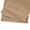 100/Pack Flat-Style Kraft Paper/Foil Zip Top Closure Bags (6x8cm (2.2x3")) view 2