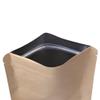 100/Pack Flat-Style Kraft Paper/Foil Zip Top Closure Bags (8x11cm (3.1x4.2")) view 4