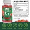 YUM-V'S Vitamin D3 Gummies 5000 IU 125mcg D3 Gummies - Support Immune Support, Strong Bone Health - Non-GMO, Gluten-Free, Dairy-Free, Vitamin D Gummy (60 Count) view 2