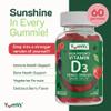 YUM-V'S Vitamin D3 Gummies 5000 IU 125mcg D3 Gummies - Support Immune Support, Strong Bone Health - Non-GMO, Gluten-Free, Dairy-Free, Vitamin D Gummy (60 Count) view 3