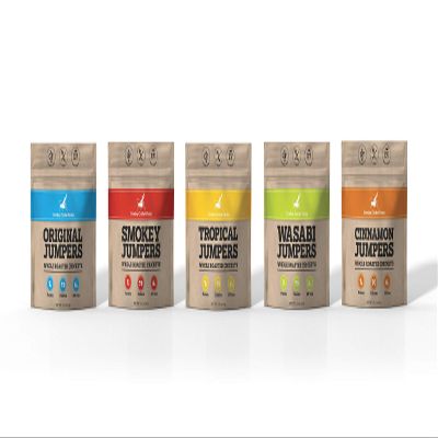 Jumpers, crickets, three pack, whole, dehydrated, roasted, snack, 7 grams protein, Montana, gluten free, paleo, entovegan, bugs, party food (Original Jumpers)