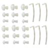 18pcs Ear Plug with 6 tubes for BTE Hearing Aid Aids Eartips Domes (size S M L) view 1