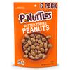 P-Nuttles Butter Toffee Covered Peanuts, 5.25 Oz Resealable Bag (Pack of 6) - Sweet & Salty Candied Peanuts Snacks - Perfect for Parties, Travel & Gatherings - Kosher Certified Crunchy Gourmet Snacks view 1