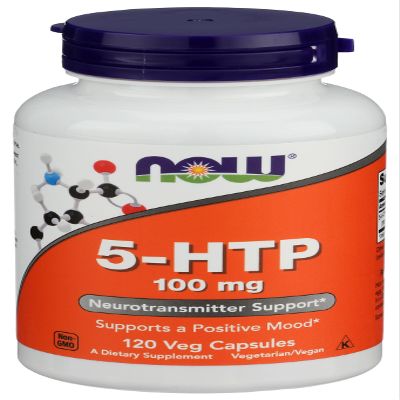 Now Foods 5-HTP 100 MG, 120 CT