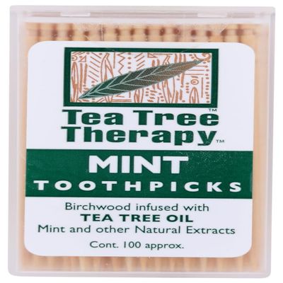 Tea Tree Therapy Toothpicks Mint - 100 Toothpicks3