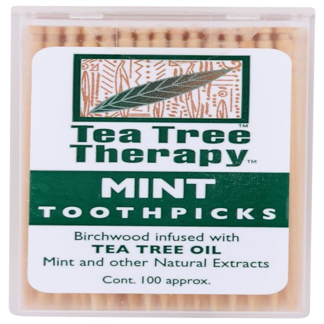 Tea Tree Therapy Toothpicks Mint - 100 Toothpicks3