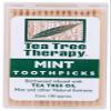 Tea Tree Therapy Toothpicks Mint - 100 Toothpicks3 view 1
