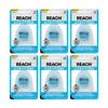 REACH Ultraclean Dental Floss, Mint, Plaque Remover for Teeth, Shred Resistant, Waxed, Easy on Gums & Teeth, Mint, Oral Care, PFAS Free, for Adults & Kids, 6 Pack, 30 yd view 1