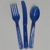 Party Dimensions Plastic Blue | Pack of 48 Cutlery Combo, 48 count view 2