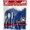 Party Dimensions Plastic Blue | Pack of 48 Cutlery Combo, 48 count view 3