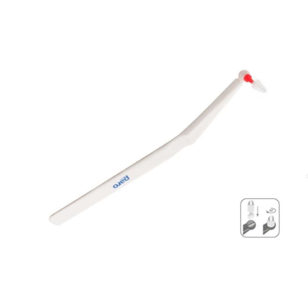 Paro Interspace F Holder + Spare Interdental Brushes 2 pcs (Holder + 1046 Red 3 -7 mm + 1041 Blue 3 mm)