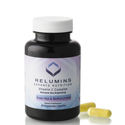Relumins Advanced Vitamin C Supplement with Rose HIPS - 1000mg of Vitamin C, Self-Care Immune Support & Collagen Production, Made in USA - 180 Capsules (30-Day Supply)