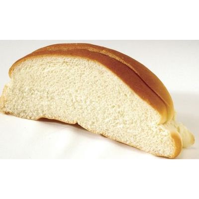 European Bakers Top Sliced New England Frank Bun, 6 inch -- 96 per case.