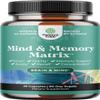 Advanced Brain Supplement for Memory and Focus - Nootropics Brain Support Supplement with Memory and Focus Vitamins for Adults of All Ages - for Brain Fog Clarity Energy and Recall view 1