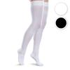 CORE-SPUN BY THERAFIRM 15-20mmHg Mild Graduated Compression Support Thigh High Socks (Black, Medium Short) view 2