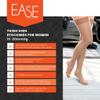 Ease Opaque Women's Support Thigh High Stockings - 15-20mmHg Mild Compression Nylons (Black, Large Short) view 4