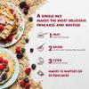 Classique Fare Belgian Waffle Mix - Makes Light and Crisp Waffles, Pancakes, Muffins & Crepes - Works with Waffle Maker - Fast and Fresh Breakfast Foods - 16 Oz Box view 4