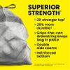 Glad ForceFlex MaxStrength Kitchen Trash Bags, 20 Gal, Fresh Clean Febreze, 80 Ct (Package May Vary) view 4