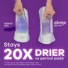 Always Discreet Incontinence Liners for Women, Ultra Thin, Regular Length , 90 count view 4