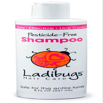LADIBUGS Lice Prevention Shampoo 8oz | Natural, Essential Oils, Sulfate-free | Keep Head Lice Away!