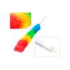 1pc Soft Magic Plastic Feather Duster Anti Static Car Home Window Cleaner 28" Rainbow Extendable Anti Static Duster Reusable 28 Inch Long Cleaning Ceiling, Fan, Furniture Home, Office, Kitchen view 2