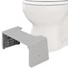 Squatty Potty Porta Traveler Foldable Toilet Stool for Travel, 7" Height, Gray view 1