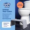 Squatty Potty Porta Traveler Foldable Toilet Stool for Travel, 7" Height, Gray view 2