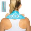 Arctic Flex Ice Packs for Injuries Reusable (10" x 6") - Flexible Hot Cold Packs - Therapy Gel Ice Wrap with Straps - Ankle, Elbow, Knees, Foot, Hip Arm, Back Pain Relief Compress Medical Freezer Pad view 1