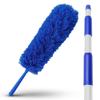 Extendable Microfiber Duster Extension Rod | Ceiling Fan Duster 20 Foot Reach | Cobweb 3-Stage Aluminum Telescoping Pole | Lightweight Webster Telescoping Cleaning Tool | U.S. Duster Co. view 1