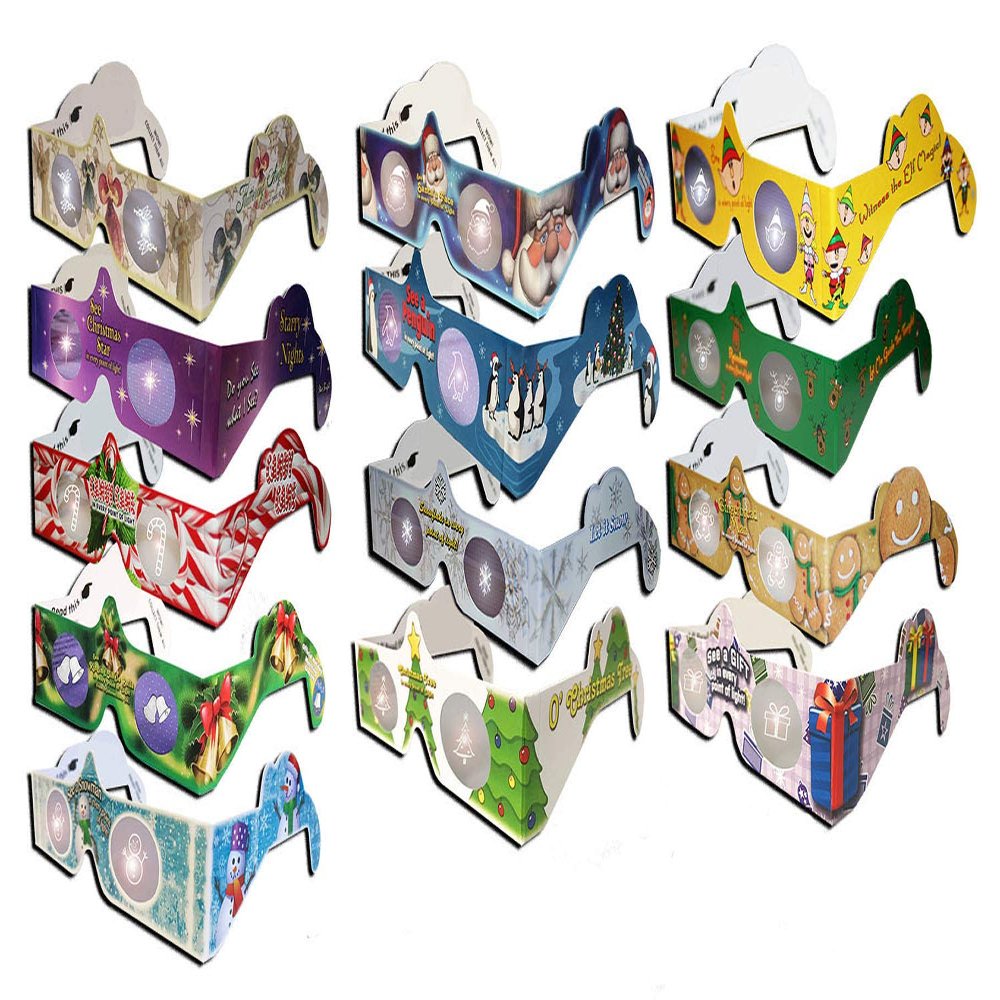 23 Pairs Holiday Eyes (TM) XMAS Glasses - Jingle Bells - Ships Flat