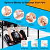 H&B Luxuries Shiatsu Foot Massager Machine with Remote Controller, Kneading and Rolling Home Massagers for Feet, Ankle, Calf, Leg, Ideal for Men, Women, Father, Mom Parents and The Elderly, Black view 2