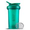 BlenderBottle Shaker Bottle with Pill Organizer and Storage for Protein Powder ProStak System, 22-Ounce, Teal view 1