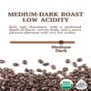 2LB Subtle Earth Organic Coffee - Medium-Dark Roast - Whole Bean Coffee - 100% Arabica Beans - Low Acidity and Non-GMO - 2lb bag view 3