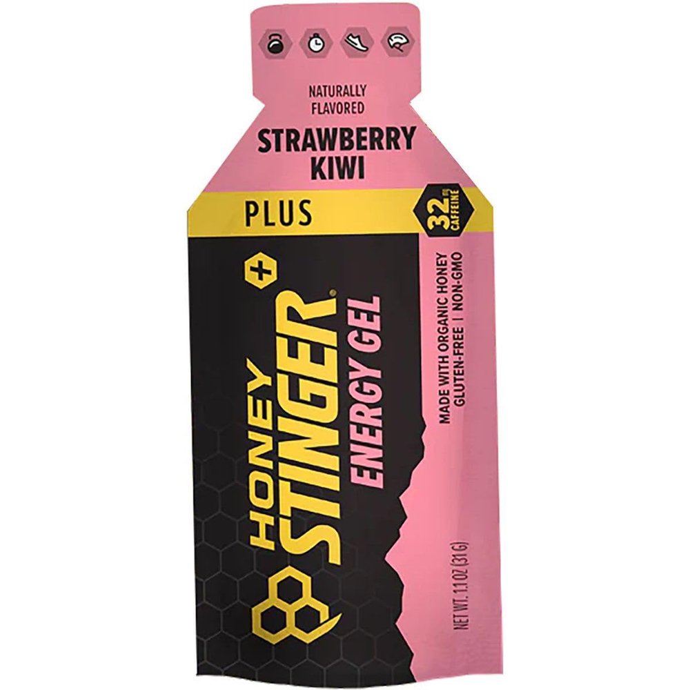Honey Stinger Energy Gel, Strawberry Kiwi, 1.1 Ounce (Pack of 24)