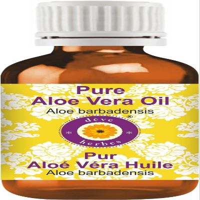 dve herbes Pure Aloe Vera Oil (Aloe barbadensis) 10ml (0.33 oz)