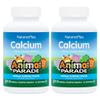NaturesPlus Animal Parade Calcium, Vanilla Sundae Flavor - 90 Animal-Shaped Chewable Tablets, Pack of 2 - Vegan, Gluten Free - 90 Total Servings view 1