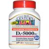 21st Century, Maximum Strength D3, 5000 IU, 110 Tablets - 2pc view 1