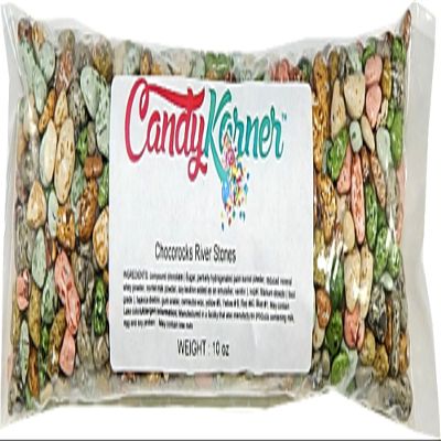 Chocorocks Riverstones Nuggets- Candy Coated Chocolate Shaped River Stones - 10 OZ