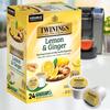 Twinings Lemon & Ginger Herbal Tea K-Cup Pods for Keurig, 24 Count (Pack of 2), Naturally Caffeine-Free, Enjoy Hot or Iced view 3