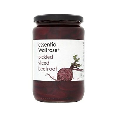 Pickled Sliced Beetroot essential Waitrose 710g - Pack of 2