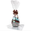 10 Pack Flat Large 18 in X 30 in Clear Cellophane Bags Gift Basket Bags Cello Gift Bags view 1