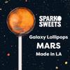Sparko Sweets Galaxy Lollipops, Planet Designs, Juicy Cherry Flavor, 10 Lollipop Set, 2 lbs, Gift Pack, Handcrafted in USA Ideal for Space-Themed Events, Birthdays, and Party Favors view 3