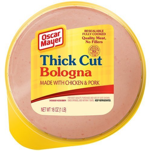 OSCAR MAYER LUNCH MEAT COLD CUTS BOLOGNA THICK CUT 16 OZ PACK OF 3