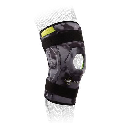 DonJoy Performance Bionic Hinged Knee Brace - Bilateral Ligament Protection for Hyperextension, Sprains, Meniscus Injury -Camo, Medium