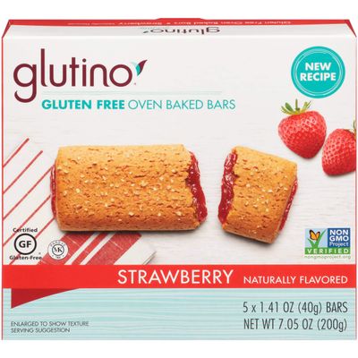 Glutino Strawberry Breakfast Bars, 7.1 Ounce