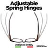 grinderPUNCH Blue Light Reading Glasses High Magnification Strong Reading Power Readers For Men Woman (Black 5.00) view 4
