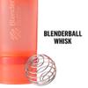 BlenderBottle Shaker Bottle with Pill Organizer and Storage for Protein Powder ProStak System, 22-Ounce, Pebble Grey view 3